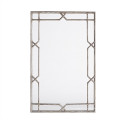 Miroir de mur encadré par argent antique X-Quisite fini pour la décoration à la maison